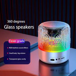 Portable Speakers Dazzle Color Glow Party Hige Wireless Bluetooth Speaker Can Plug Card Can Be Connected Mobile Phone Bluetooth R230725