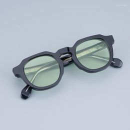 Sunglasses SERIES 1 Japanese Brand Original Round Tortoise Acetate Men Vintage Glasses Women Prescription Oval Optical Eyeglass