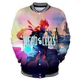 Men's Hoodies Dead Cell Tracksuit Baseball Uniform Women Men's Jacket Unisex Long Sleeve Harajuku Streetwear 3D Clothes Plus Size