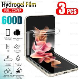 3pcs Hydrogel film screen protector For Samsung Z Flip 3 5G soft protect film For Samsung Galaxy Z Flip Flip3 Phone Safety Film L230619