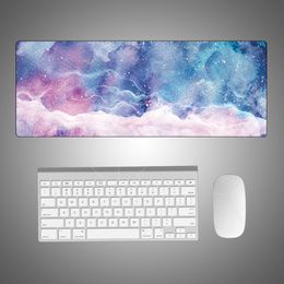 Creative Cartoon Office Mouse Pad Marble Colour Desk Pad Oversized Mouse Pad Non-Slip Natural Rubber Office Computer Desk Pad