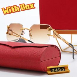 Men sunglasses carti glasses luxury designer sunglasses man retro trend gold frame rectangula eyeglasses original box square oversized sunglasses