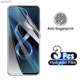 3PCS Full Cover Hydrogel Film for Asus Zenfone Max Pro M2 ZB631KL M1 ZB601KL ZB602KL phone screen protector protective film L230619