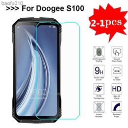 2-1PC 9H HD Protective Glass For Doogee S100 S 100 Tempered Glass Screen Protector Phone Film For Doogee S100 Pelicula De Vidrio L230619