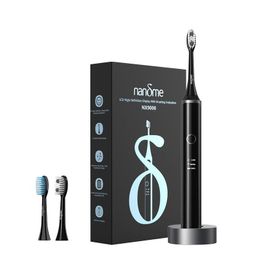 nx9000 electric toothbrush ultrasonic ipx7 waterproof smart lcd display inductive charging deep cleaning tooth brush