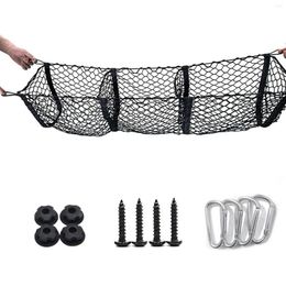 Storage Bags Net Bag Accessories Elastic Stretchable With 4 Hook Reusable Organizer Holder For SUV Trucks