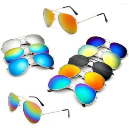 Sunglasses 2023 Double Bridge Aviation Sunglasse Woman Alloy Frame Polit Mirror Sun Glasses Female Male UV400 Eyewear For Men Fashion