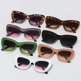 Sunglasses Fashion Cat Eye Women Vintage Shades Brand Designer Gafas Luxury Sun Glasses Frame UV400 Oversized Eyewear Oculos