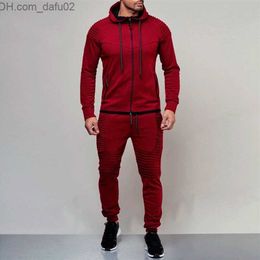 Men's Tracksuits Sports Suits For Men Tracksuit Pullover Running Sets Autumn Winter Sportswear Hooded Sweatshirt Casual Hoodies Sports Clothing 201207 Z230725