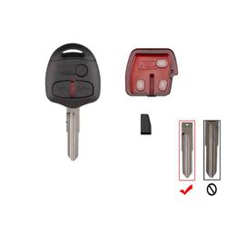 3Buttons 433Mhz Remote key Transponder Chip ID46 For Mitsubishi Lancer Outlander 2008-2012 MIT11 Original Key224Y