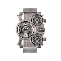Three Time Display Quartz Mens Military Army Sport Wrist Watch latest trend high quality design fashion watch 2018292l