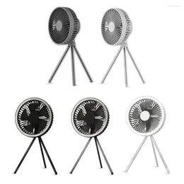 4000mAh/10000mAh Camping Fan 3-speed Wind Wireless Electric USB Rechargeable With Lighting Tripod Cooling Appliances