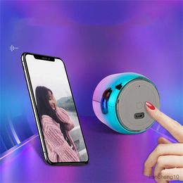 Portable Speakers Wireless Small Steel Music Box Player Portable Sound Box For Outdoor Travel Speaker Mini Palm-sized Speaker For R230725