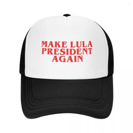 Ball Caps Make Lula President Again 2023 Presidente Bucket Hat Rave Anime Luxury Cap Men's Baseball