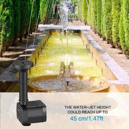 Garden Decorations Solar Fountain Water Pump Panel Outdoor For Decoration