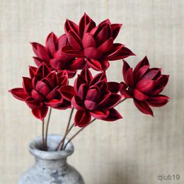 Dried Flowers Dried Flowers Natural Lotus Home Decorating Wedding Decoration Table Decorative Dry Flower Branch Flores Preservadas R230725