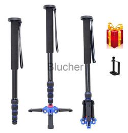 Tripods Portable A222 M1 base tripod 1650mm aluminum alloy camera Monopod flip lock w3 leg base tripod for Canon Nikon SLR DV x0724