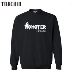 Men's Hoodies TARCHIA 2023 Autumn Outerwear Sportwear Printed Monster Oversized Mens Long Sleeve Casual Sweatshirts