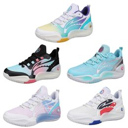 2023 Wear-resistant basketball shoes breathable men woman purple black yellow pink blue trainers outdoor sports