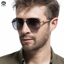 Sunglasses Men's Polarised Men Women Driving Pilot Vintage Unisex Sun Glasses Brand Designized Designer TAC Lens UV400
