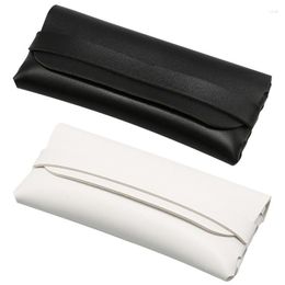 Storage Bags Leather Glasses Case Colorful Simple Eyeglasses Pouch Beautiful Wear-Resistant Portable Bag Traveling Accessoires