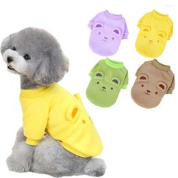 Dog Apparel Winter Warm Pet Hoodies Sweatshirts Cute Bear Coat Clothing Fashion Sweaters Outfit For Cat Small Dogs Chihuahua Clothes
