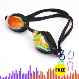 Goggles Professional Men Women Swim Glasses Anti Fog Leak UV Protection Swimming Goggles Eye wear Adjustable Adult Swimming Glasses HKD230725
