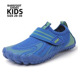 Kids Sneakers Barefoot Shoes Slip-On Portable Water Sports Unisex Aqua Shoes Quick Dry Boys Swimming Shoes Girls Gym Footwear