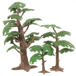 Decorative Flowers Artificial Tree Mini Landscape Decor Realistic Adornment Sand Table Model