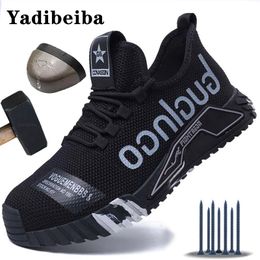 GAI GAI Dress Breathable Construction Men Women Shoes Anti-smash Steel Toe Safety Boots Lightweight Work Sneakers 230724