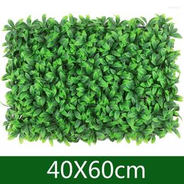 Decorative Flowers 40X60cm High Density Artificial Plants Lawn Simulation Plastic Carpet Turf Home Garden Decoration Weding El Wall