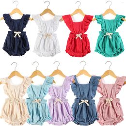 Rompers Summer Cotton Baby Girl Clothes Born Girls Romper Toddler Infant Bodysuits For Infants 0 To 24 Months