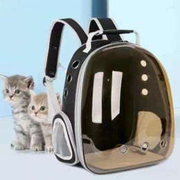 Cat Carriers Blue Space Bag Portable Pet Carrier Outdoor Travel Backpack For And Dog Transparent Breathable