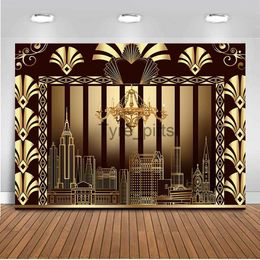 Background Material Roaring 1920s Photography Background Great Gatsby Background Retro Dance Birthday Party Decoration Photography Pavilion Banner x0724