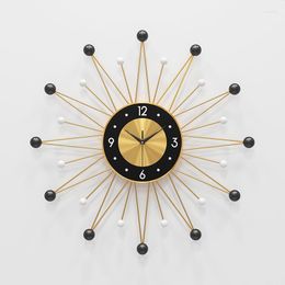 Wall Clocks Big Clock Modern Design Nordic Minimalist Silent Large Mediterranean Reloj Despertador Korean Room Decor FGM