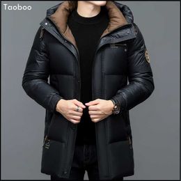 Women's Down Parkas 2023 New Winter White Duck Down Jackets Solid Male Coat Thick Warm Fashion High Street Teenagers Windproof Padded Men's Jackets HKD230725