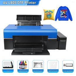 Impresora A4 L805 DTF Transfer Printer Directly To Film With Pre Heating For Fabrics Hoodies T-shirt Printing Machine