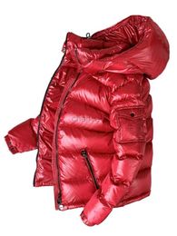 Women's Down Parkas 2022 Winter New Bright Face Down Jacket For Men And Women Lovers Young Short Hooded And Thickened Warm Coat HKD230725