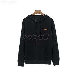 Men's Hoodies Sweatshirts Luxury Designer Mens Hoodie Letter Embroidery Long Sleeve Sweater Autumn Fashion Brand Pullover Crew Neck Top Black White L230725