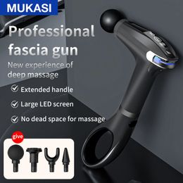 Full Body Massager Professional massage gun fitness extension massage click deep tissue muscle massager to relieve pain in the whole body back and neck 230724