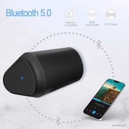 Portable Speakers Portable Wireless Bluetooth Speakers LED Lights Patterns Wireless Speaker V5.0 Built-in Microphone HandsFree Valentines Gifts R230725