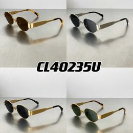 Designer Sunglasses Celebrity Sunglasses Brillen Limited Cat Eye Vintage Sunglasses Metal Frame Paris Eyeglass CL40235U Sales