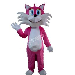 High quality purple fox Mascot Costume halloween customization theme fancy dress Ad Apparel Festival Dress