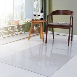 Carpet PVC Transparent Waterproof D Water Rectangular Pad Wooden Floor Protection Mat Nonslip Plastic Door Area rug 230725