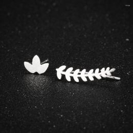 Stud Earrings Shuangshuo Creative Fashion 925 Sterling Silver Branch Leaf Fine Jewellery For Women Party Gift Pendientes Brincos
