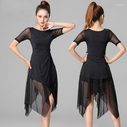 Stage Wear Latin Dance Clothes Professional Tango Salsa Cha Dancewear Practice Dress Modern Rumba Samba Performance Costumes