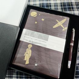 GIFTPEN Luxury Signature Pen Classic Brown Roller Ball Pens Resin Material Smooth Writing With Matching Notebook And Original Box298u