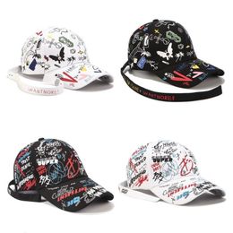 Ball Caps Fashion Baseball Cap Women Men Summer Letter Print Snapback Bone Hip Hop Womens Street Hats Drop Delivery Accessories Scarve Dhkr9