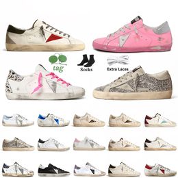 Golden Goose GGBD Luxury Womens Mens Designer dress Shoes Superstar Never Stop Oreaming Star Leather Do old Dirty Trainers