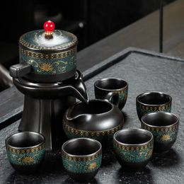 Tea Cups High grade stone grinding semi automatic Set creative Kung Fu tea s of set Creative ceremony supplies 230724